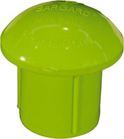 PRO-SAFE 3-1/2" Wide x 3" High Rebar Caps 5 Lb, Lime 97-1812-1 - 37563509